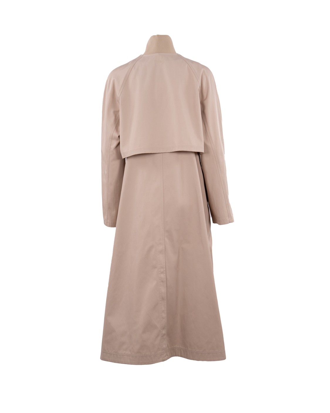 shop EMPORIO ARMANI  Trench: Emporio Armani trench 2in1 in cotone tecnico.
Cotone tecnico.
Idrorepellente.
Collo alto.
Capo 2in1.
Bolero removibile.
Abito smanicato interno.
Cintura coordinata.
Tasche laterali a filetto.
Aquila ricamata su scollo dietro.
Spacco sul retro.
Capo sfoderato.
Composizione: 57% poliestere, 43% cotone.
Made in China.. EW000637 AF12646-U6151 number 814132